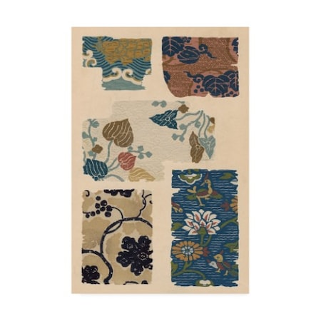 Ema Seizan 'Japanese Textile Design Viii' Canvas Art,12x19